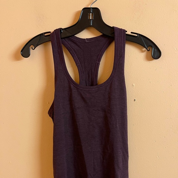 Lululemon Swiftly Speed Racerback Burgundy Size 6 - Picture 3 of 10